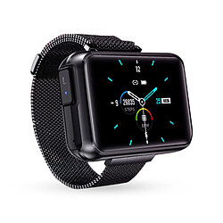 Chrono Bracelet SmartWatch 2 en 1 TWS Écouteurs Bluetooth sans fil 1,4 pouces Fréquence cardiaque Pression artérielle Trackers Fitness Bracelet Montres intelligentes Étanche(noir)