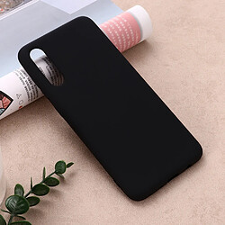 Wewoo Coque Souple Pour Galaxy A70s Etui de protection en silicone liquide Dropproof de unie Noir