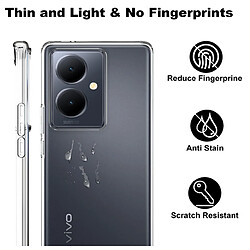 Avis Htdmobiles Coque pour Vivo V29 Lite / Y78+ 5G - housse etui silicone gel fine + film ecran - TRANSPARENT TPU