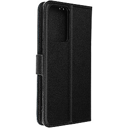 Avizar Housse pour Xiaomi 13 Lite Cuir Véritable Porte-carte Support Vidéo noir