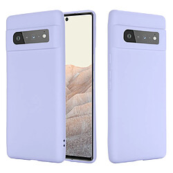 Coque en silicone, antichoc avec sangle violet pour votre Google Pixel 6 Pro