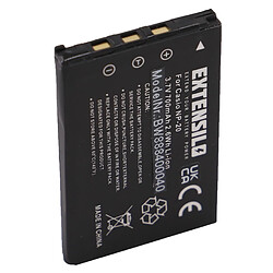 Avis Vhbw EXTENSILO 2x Batteries remplacement pour Casio NP-20 pour appareil photo, reflex numérique (700mAh, 3,7V, Li-ion)