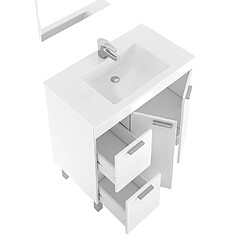 Avis MIRAKEMUEBLE Aktiva Meuble lavabo - Gloss White