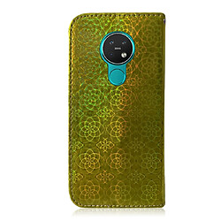 Avis Wewoo Housse Coque Pour Nokia 7.2 Solid Color Colorful Magnetic Buckle Horizontal Flip Case en cuir avec titulaire et fentes cartes et portefeuille et lanière Jaune