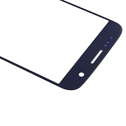 Wewoo Vitre noir pour Samsung Galaxy S7 / G930 lentille extérieure en verre pièce détachée pas cher