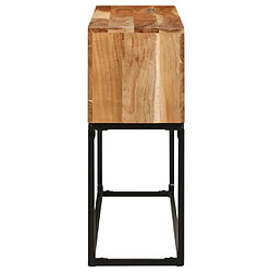 Avis Maison Chic Table console | Meuble d'entrée | Table d'appoint 120x30x75 cm Bois d'acacia massif -GKD56454