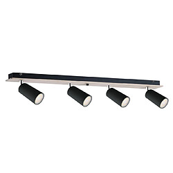 Lumiere Eye Barre de Spots 4x GU10 - Noir Bois