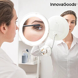 Dealmarche Mizoom InnovaGoods - Miroir grossissant LED