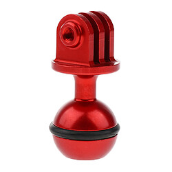 support de l'adaptateur de la base de la tête de la bille de trépied de ram de rotation de 360 degrés rouge