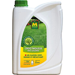 No Name Engrais - MASSO GARDEN - 242316 - Croq'Mousse des gazons - 2 L