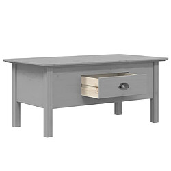 Acheter Maison Chic Table basse,Table Console Table d'appoint, Table pour salon BODO gris 100x55x45 cm bois de pin massif -MN53959