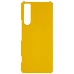 Coque en TPU Anti-empreintes, caoutchouté, brillant anti-décoloration pour votre Sony Xperia 5 IV 5G - jaune