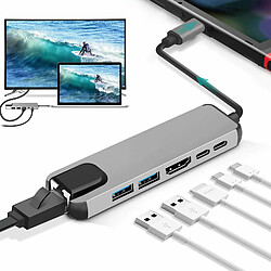 Universal Hub USB Hub C vers MultiUSB 3.0 HDMI Pro Accessoires USB Type C 3.1 Distributeur Hub C USB 3 ports | Accessoires Type-C