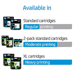 Acheter HP 62XL Original Noir (HP C2P05AE 62xl Black Ink Cartridge)