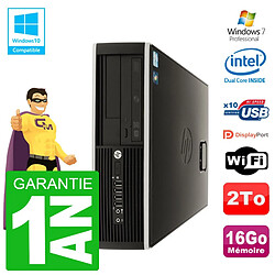 PC HP Compaq 8100 SFF G6950 RAM 16Go Disque 2To Graveur DVD Wifi W7 - Occasion