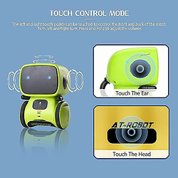 Universal Toy Robot Intelligent & Touch Control Toys Interactive Educational RC Robot | RC Robot (vert) pas cher