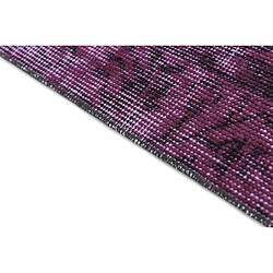 Vidal Tapis de laine 262x150 Violet Ultra Vintage pas cher