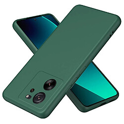 Htdmobiles Coque pour Xiaomi 13T / 13T Pro 5G - housse etui silicone gel fine + film ecran - VERT