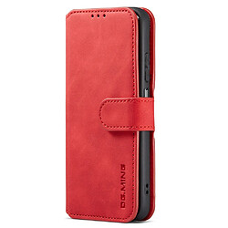 Etui en PU DG.MING style rétro, fermoir magnétique avec support rouge pour votre Samsung Galaxy A13 5G