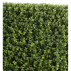 Pegane Plante artificielle haute gamme Spécial extérieur/Buis artificiel Haie de structure en métal coloris vert - Dim : 149 x 35 x 100 cm