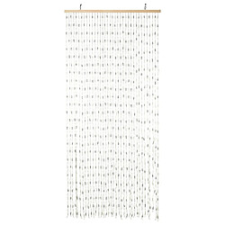 Es Collection H&S Collection Rideau de porte 90x200 cm bambou multicolore