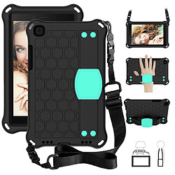 Wewoo Housse Coque Pour Galaxy Tab A8.0 T290 / T295 ?2019? Conception en nid d'abeille EVA + PC de protection plate anti-chute à quatre coins avec sangles noir + menthe