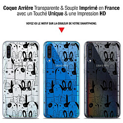 Avis Caseink Coque arrière Samsung Galaxy A50 (6.4 ) Gel HD [ Nouvelle Collection - Souple - Antichoc - Imprimé en France] Lapin Noir