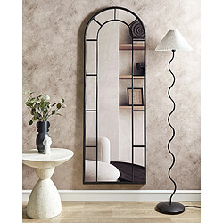 Beliani Miroir CROSSES 170 cm Noir