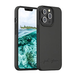 JUST GREEN Coque de Protection pour iPhone 13 Pro Natura Recyclable Noir