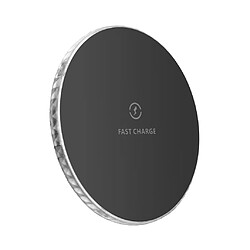 Chargeur Rapide Sans Fil 15w Qi Charging Pad QC 3.0 Pour Samsung Noir