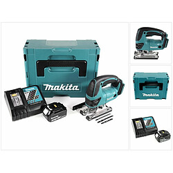 Makita DJV 180 RF1J Scie sauteuse pendule sans fil 18V + 1x Batterie 3,0Ah + Chargeur + Coffret Makpac