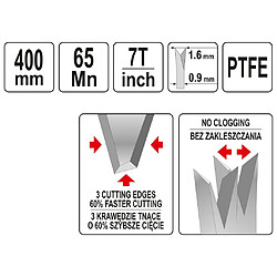 YATO Scie à bois PTFE 400 mm