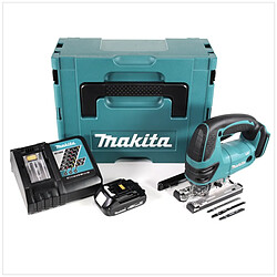 Makita DJV 180 RY1J Scie sauteuse pendulaire sans fil 18V + 1x Batterie 1,5Ah + Chargeur + Coffret Makpac