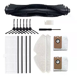 Kit d'accessoires de remplacement pour aspirateur Robot Proscenic M7 Pro, brosse latérale, filtre HEPA, sac à poussière en tissu