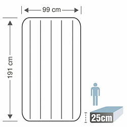 Acheter Lit Gonflable Intex Twin Dura-Beam Prestige Downy 99 x 25 x 191 cm 4 Unités