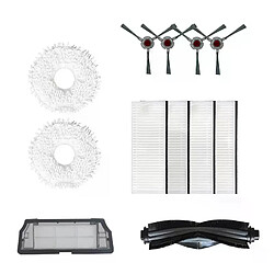 Filtre HEPA pour ECOVACS Deebot N9 +, accessoires de remplacement pour aspirateur Robot, brosse latérale, pièce en tissu