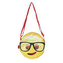 Totalcadeau Sac en polyester émoji Cool - Sac à dos emoticone smiley pas cher