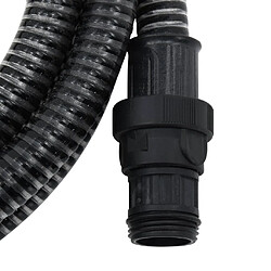 Avis vidaXL Tuyau d'aspiration avec raccords en PVC noir 1" 10 m PVC