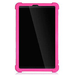 Coque en silicone souple avec béquille coulissante rose pour votre Lenovo Tab M8 8705/8505