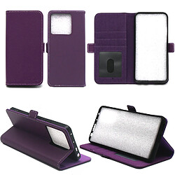 Xeptio Housse violette pour Xiaomi Redmi Note 13 Pro Plus 5G / Redmi Note 13 Pro+ 5G Etui violet de Protection Portefeuille à Rabat avec Porte Cartes