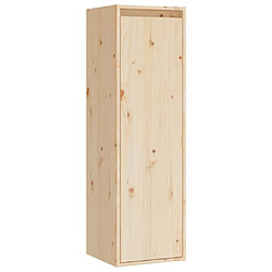 Maison Chic Armoire murale,Meuble de Rangement,Armoire Suspendue 30x30x100 cm Bois de pin massif -MN39126