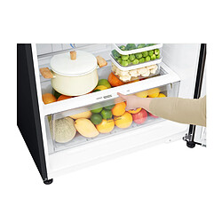 Réfrigérateur combiné 78cm 509l nofrost noir - GTF7850BL1 - LG pas cher