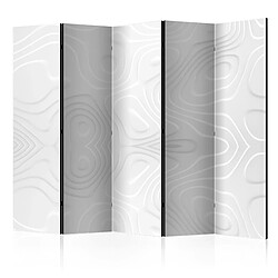 Artgeist Paravent - Room divider - White waves II [225x172]