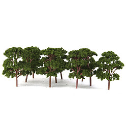 30/ Set Arbre Modèle Cyprès Pin + Banyan en Plastique pour Table en Sable Paysage de Ferroviaire