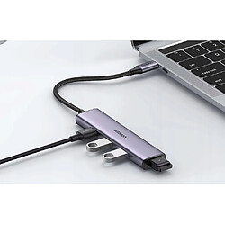 GUPBOO Adaptateur 4 en 1 CM473 Hub USB-C vers 4 x USB 3.0,JL1975 pas cher