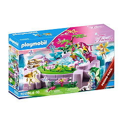 Playmobil® Playmobil Ensembles de Jeu Lac Magique au Pays des Fées avec Accessoires Multicolore pas cher