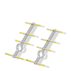 INF 1 paire d'amplificateur de signal d'extension de portée d'antenne Yagi-UDA 2,4 Ghz pour DJI Avata/FPV MultiColor