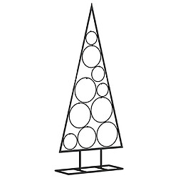 Acheter vidaXL Arbre de Noël en métal pour décoration noir 90 cm