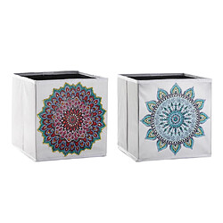 2x Kits De Peinture Diamant 5D Bricolage Boîte De Rangement De Peinture Strass Cristal Complet