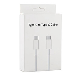 Acheter Wewoo Câble de charge rapide USB-C / Type-C mâle vers USB-C / Type-C mâle, longueur du câble: 1 m